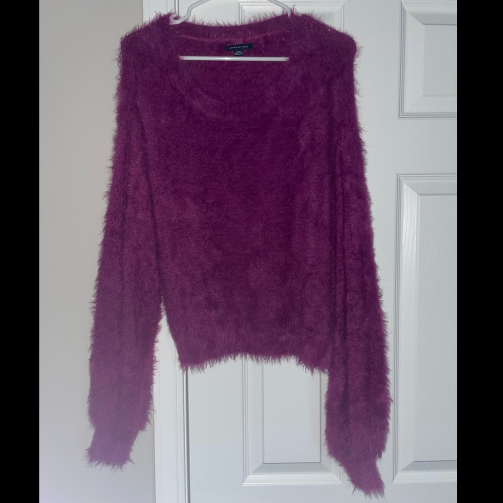 American eagle dark pink sweater size medium
